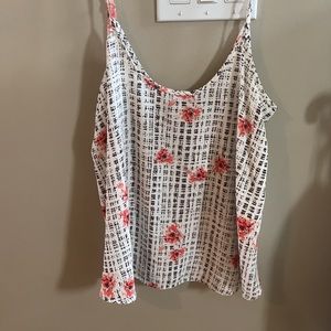 NWT Apt 9 Patterned Camisole Blouse